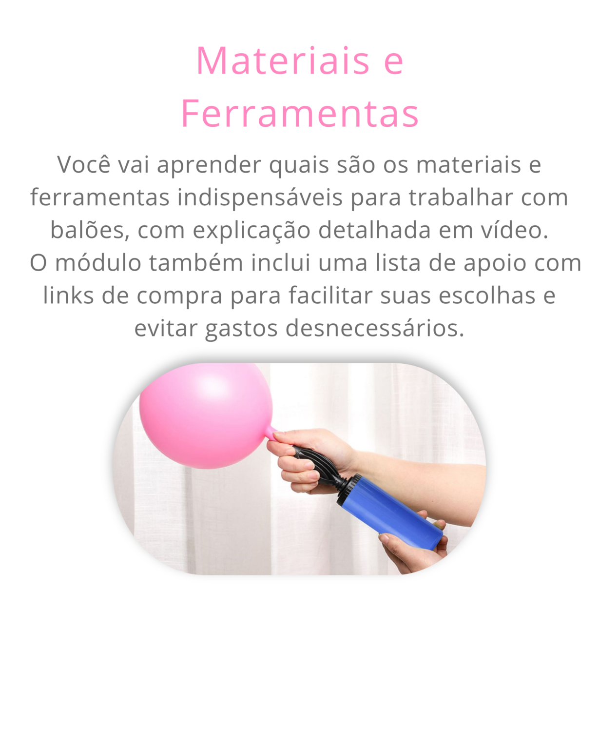 Materiais e Ferramentas